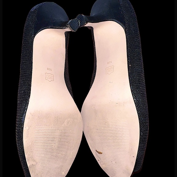 Women's Black Metallic Caparros Denver Pumps/Heels - Picture 14 of 14